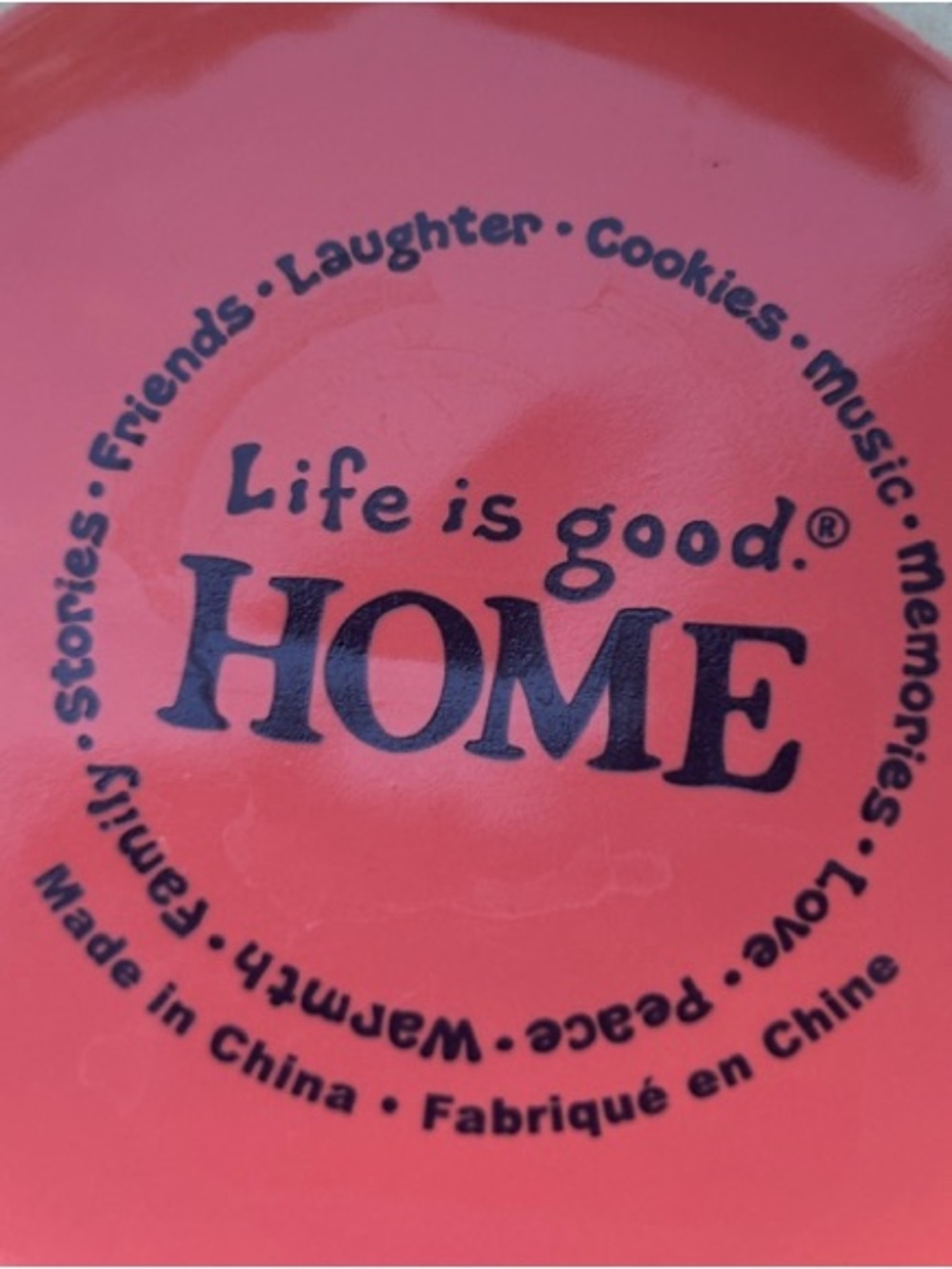 Life is Good “Gotta Run” mug. Peach, 12oz, no chips, cracks or dings. - Picture 4 of 4